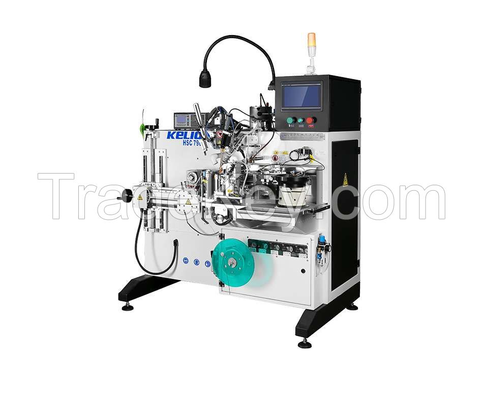 HSC 790A CNC automatic circular saw blade welding machine TCT PCD brazing machine use wire and strap solder