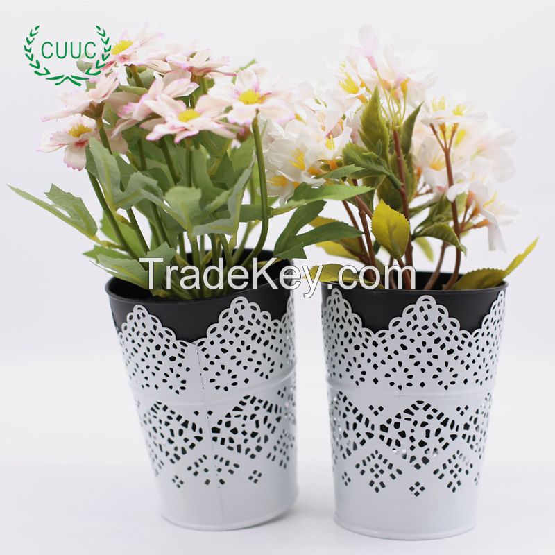 Gardening Metal Flower Pot for Home Decoration
