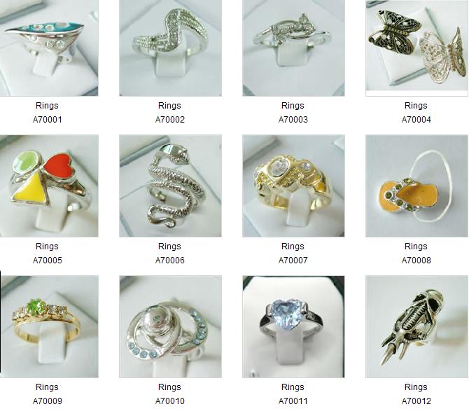all kinds of fancy rings top quality