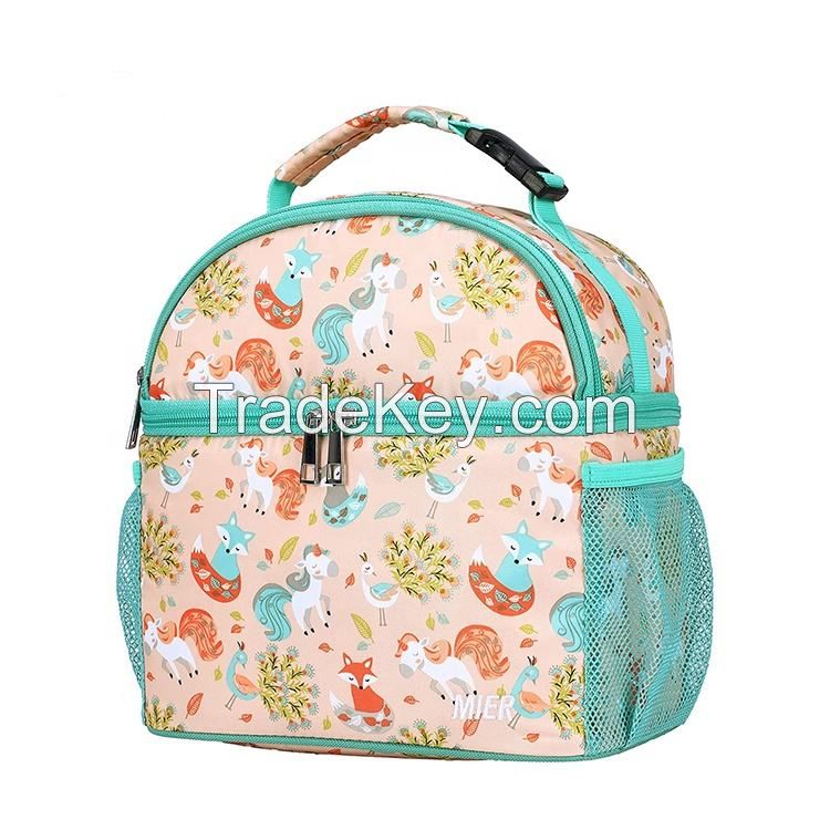 Insulated Toddlers Lunch Box Bags Customized Pattern for School Picnic Travel Outdoor