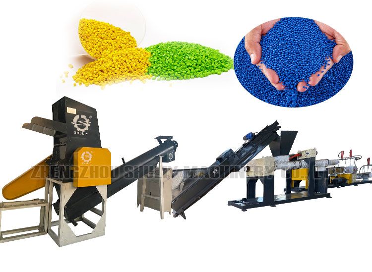 High Production Capacity Plastic Recycling Machine