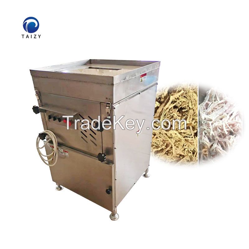 industrial cooked pork chicken duck meat cutting machine cooked meat shredder