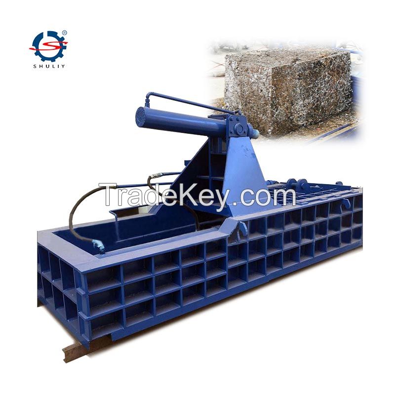  Industrial small scrap car horizontal aluminum baler press machine price aluminum recycle metal baler machine 