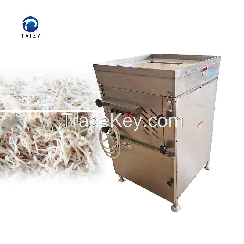 industrial cooked pork chicken duck meat cutting machine cooked meat shredder