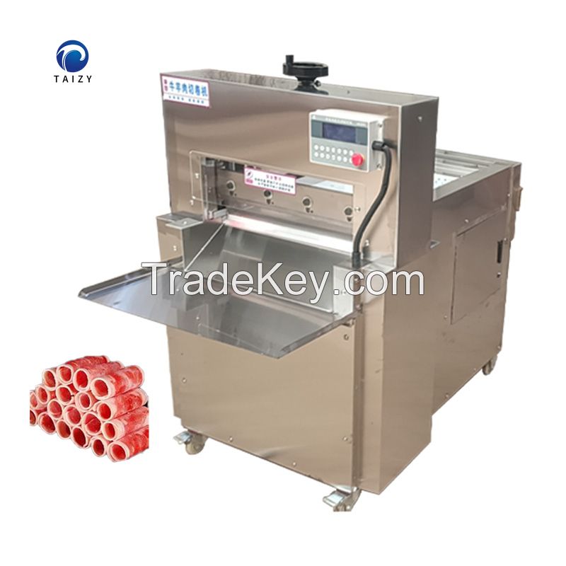 Factory Price Kitchen Equipment Commercial Electric Frozen Meat Slicer for beef sheep chicken sausage