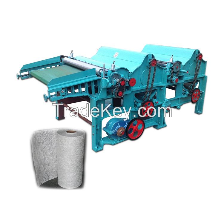 Waste fabric cloth opening recycling machine