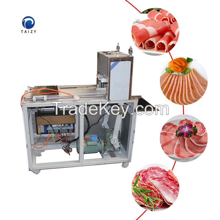 Factory Price Kitchen Equipment Commercial Electric Frozen Meat Slicer for beef sheep chicken sausage