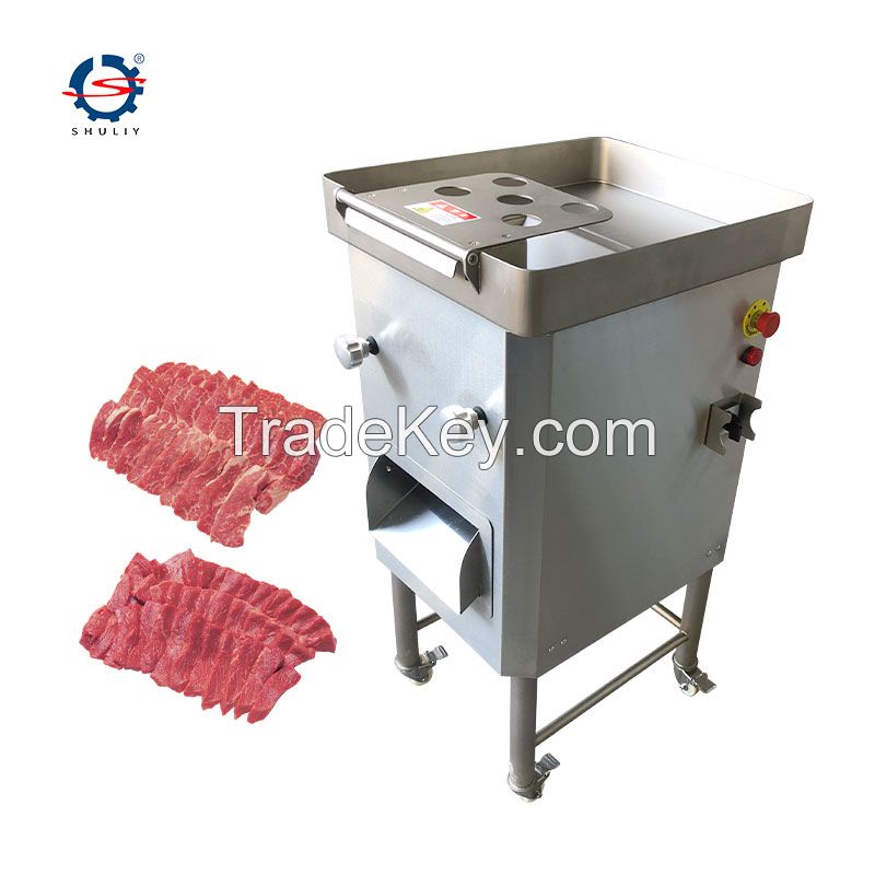 butchery meat cutting machine fresh meat slicing machine