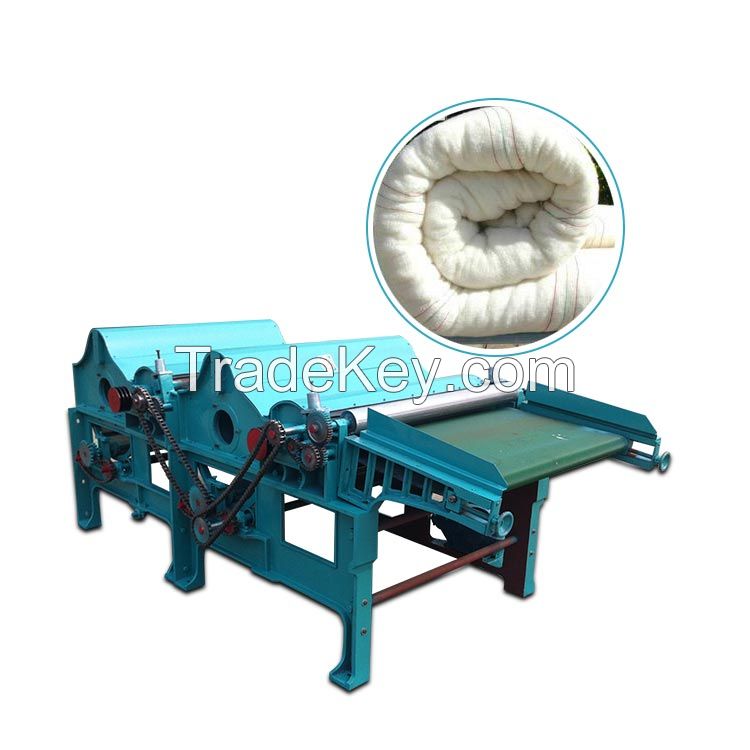 Waste fabric cloth opening recycling machine