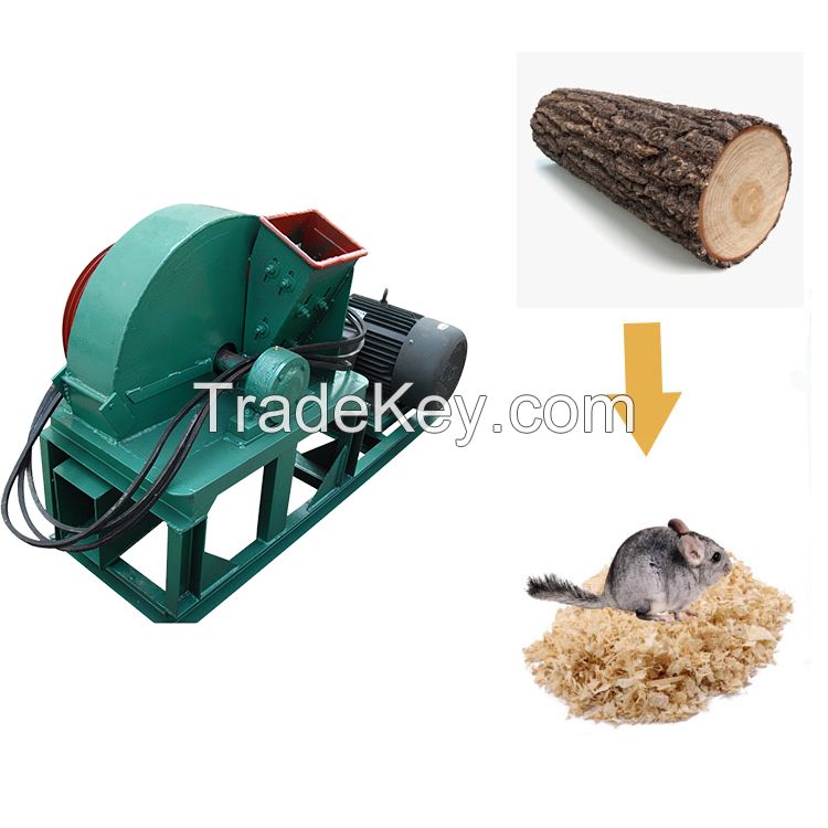 animal bedding wood chipper wood crusher wood shaving machine