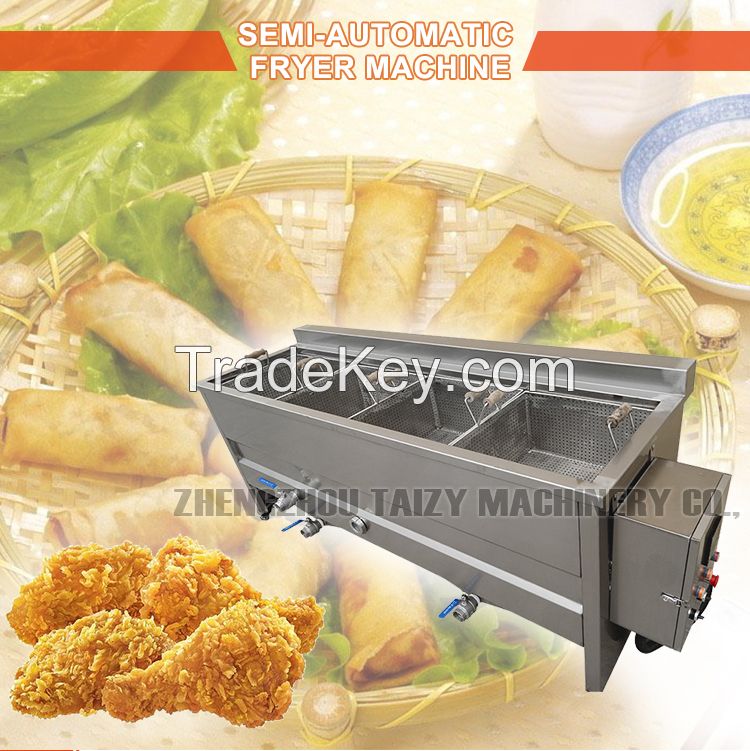 Commercial Deep Frier Machine Photo Chips frying machine Restaurant frying Equipment 1-4 Tank Chicken Frier