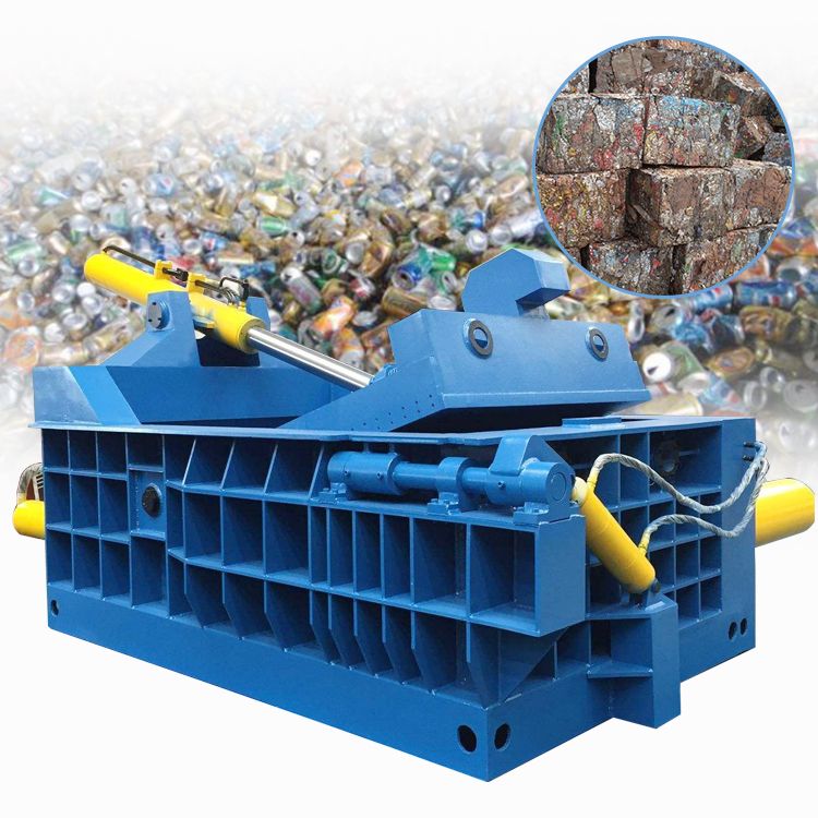 Automatic hydraulic waste metal baler baling recycling machine for scrap metal