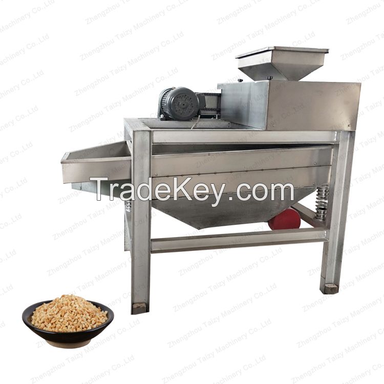 Roller Knife Stainless Steel Almond Cutting Peanut Chopper Machine