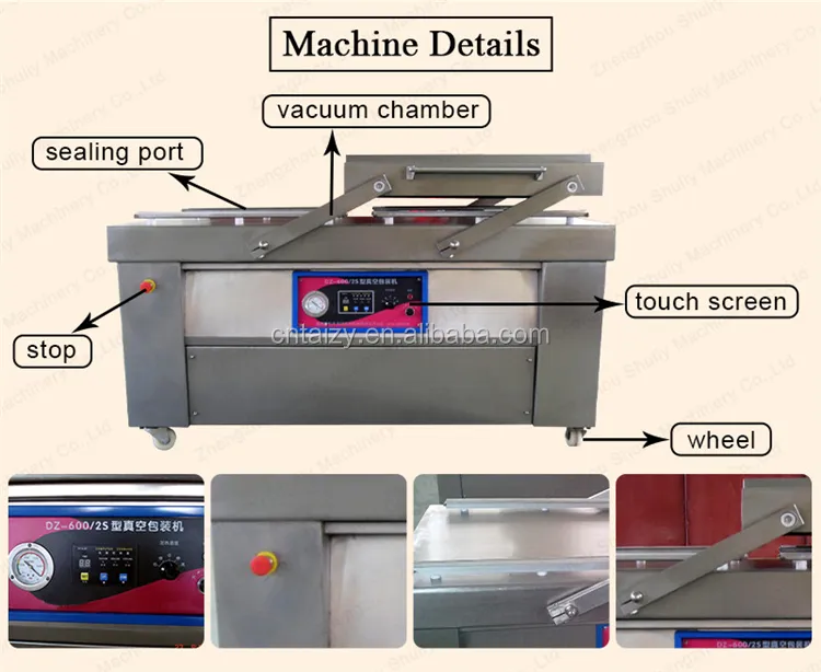 Automatic Dry Fruits Pouch Packaging Stand Up Zipper Bag Vacuum Packing Machine Food Meat Fruit and Vegetable Vacuum Packing Machines