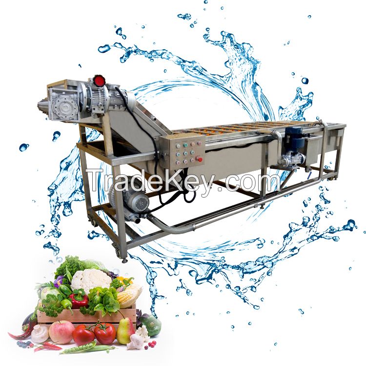 Industrial potato dates Bubble Washing Machine Automatic Vegetable Fruit Cleaning Machine