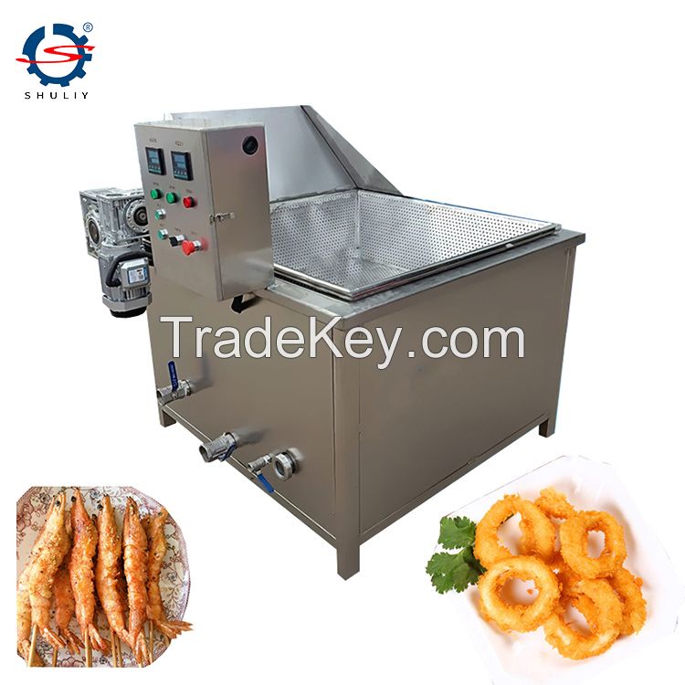 Electricity And Steam Fruit And Vegetable frying Machine Leafy Vegetable Potato Chips Peanut frying Machine 