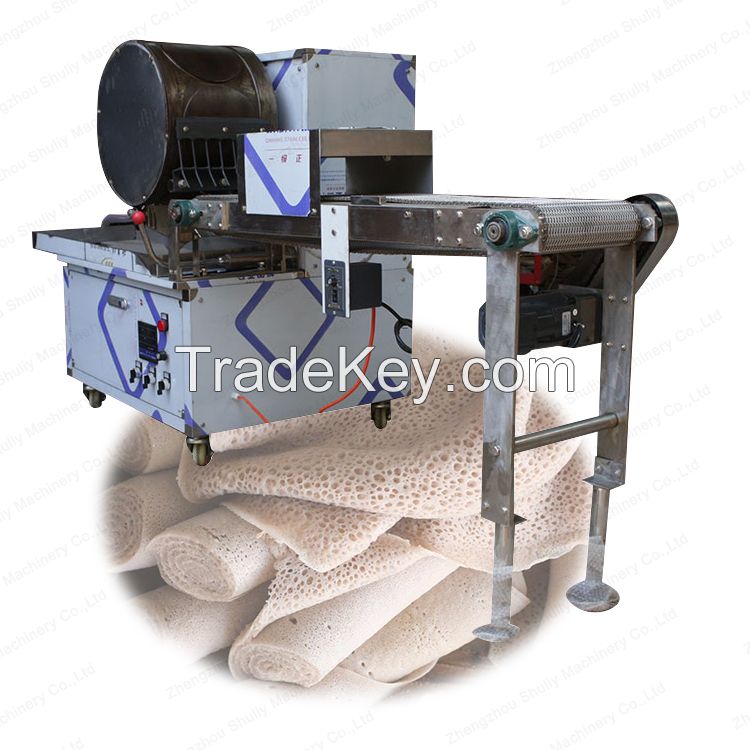 automatic injera making machine spring roll wrapper machine