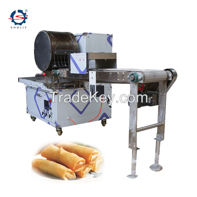 Automatic Square Round Spring Roll Wrapper Sheet Making Machine