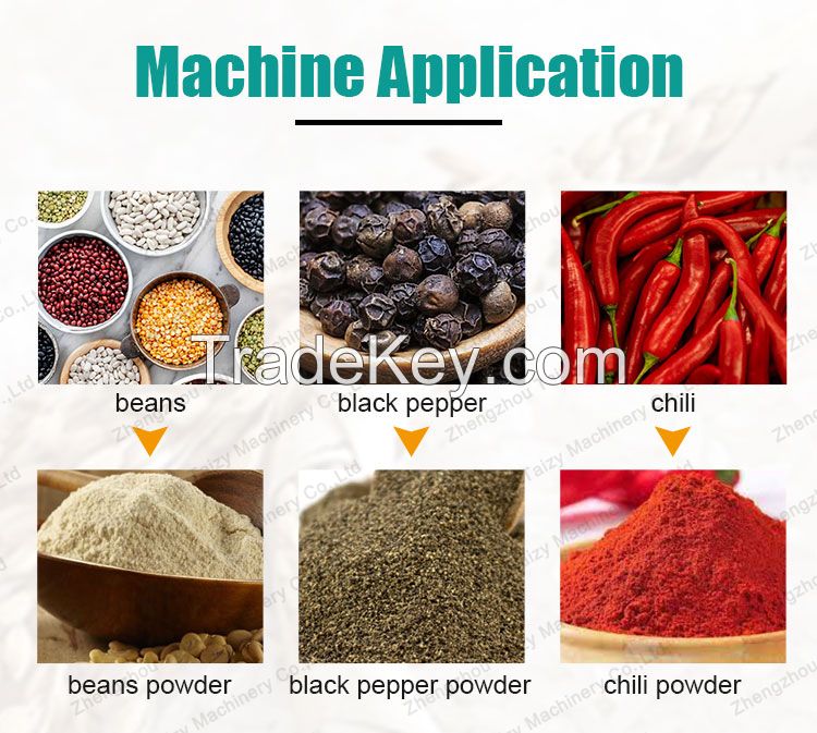 Spice Chilli Grinder Machine Paprika Powder Grinding Machine