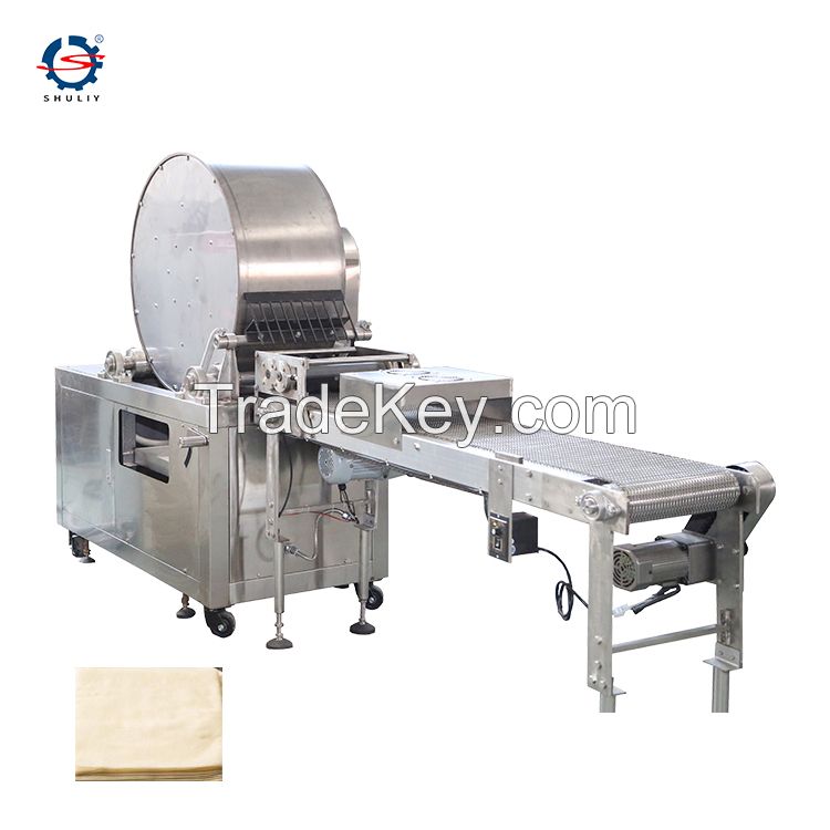 Automatic Square Round Spring Roll Wrapper Sheet Making Machine