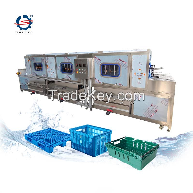 High Quality Tray Crate Box Washing Machine For Sale