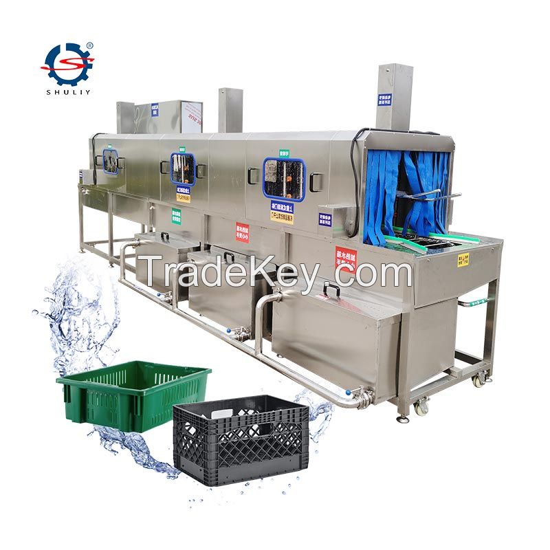 vegetable plastic crate basket washer washing machine