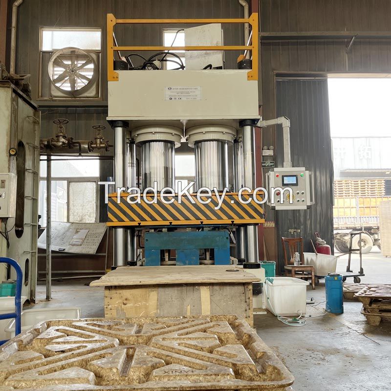 Factory Supply Sawdust Wood Pallet Compressed Hot Press Making Machine