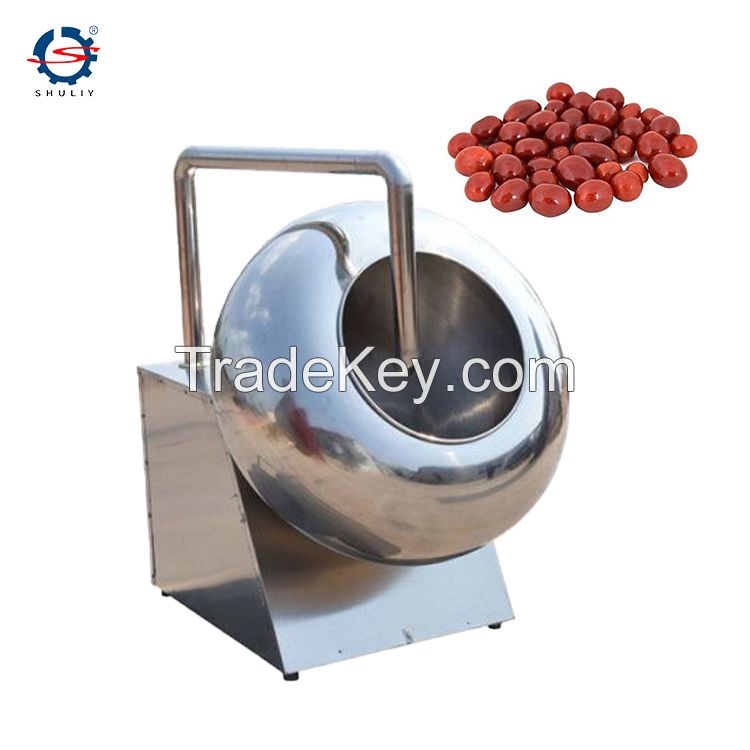 Almonds Chocolate Coating Machine Peanut Sugar Coating Pan Machine