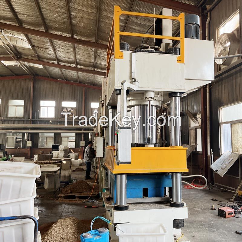 Factory Supply Sawdust Wood Pallet Compressed Hot Press Making Machine