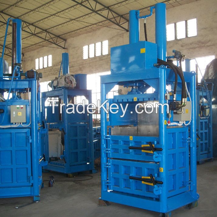 Waste Plastic Baler Cardboard Baling Hydraulic Press Machine