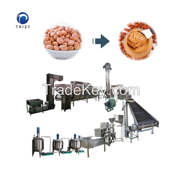 Factory Peanut Butter Making Machine Tahini Butter Production Line