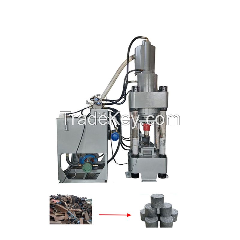 Automatic Metal Chip Briquette Machine For Scrap Recycling Metal Chip Briquetting Machines