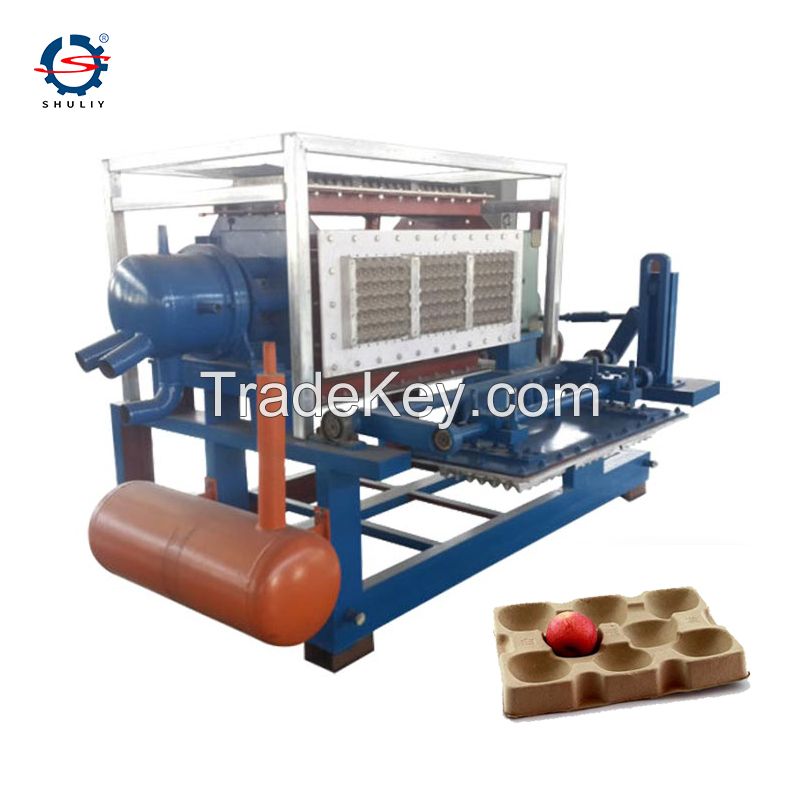 Customized supported egg tray making machine for waste cardboard