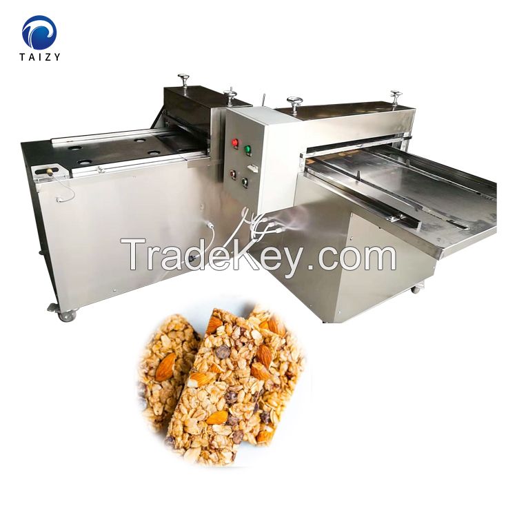 Stainless steel peanut crispy candy nougat candy cutting cutter making machine for sale