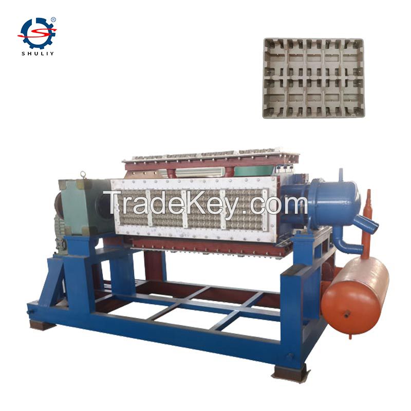 The whole process of egg tray making machine with online support