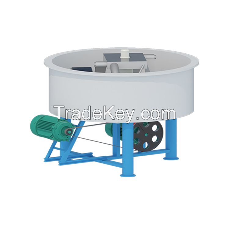 Low energy consumption wheel mixer
