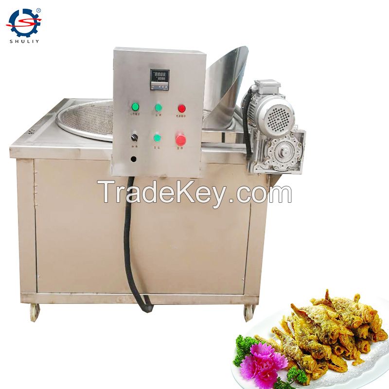 Automatic French Fries Frying Machine Potato Chips Deep Frier Stainless Steel
