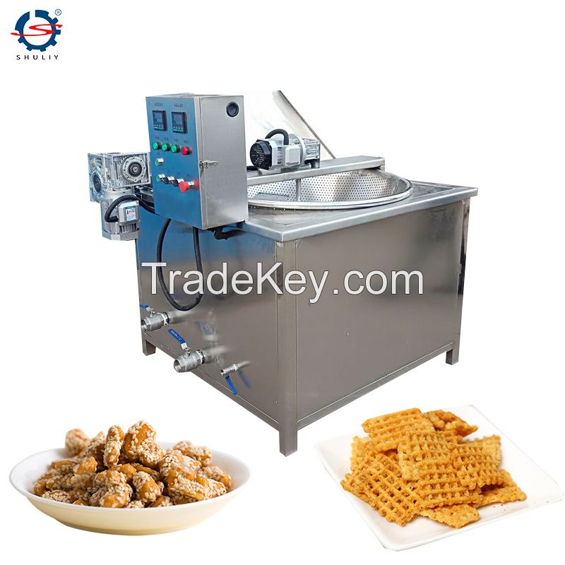 Continuous  sausage samosa Tofu Fried Polenta French fries fried chicken Deep Fryer Frying Machine