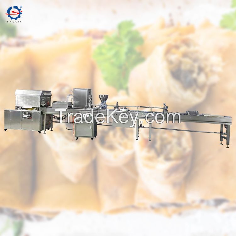  spring roll making machine spring roll wrapping machine production line