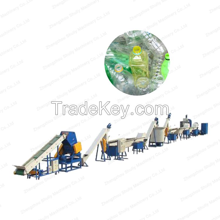 High quality PET plastic bottle recycling machine plastic hot washing line on sale