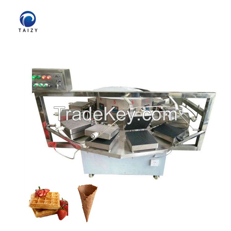 Industrial Icecream Wafer Equipment Waffle Egg Roll Maker Ice Cream Cone Make Machine