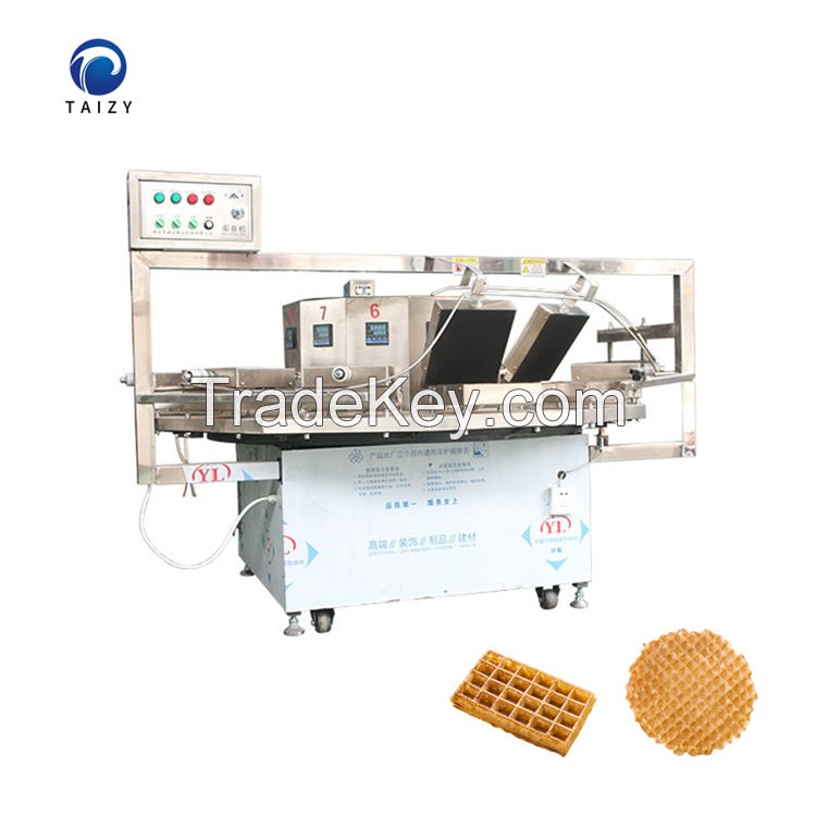 Industrial Icecream Wafer Equipment Waffle Egg Roll Maker Ice Cream Cone Make Machine