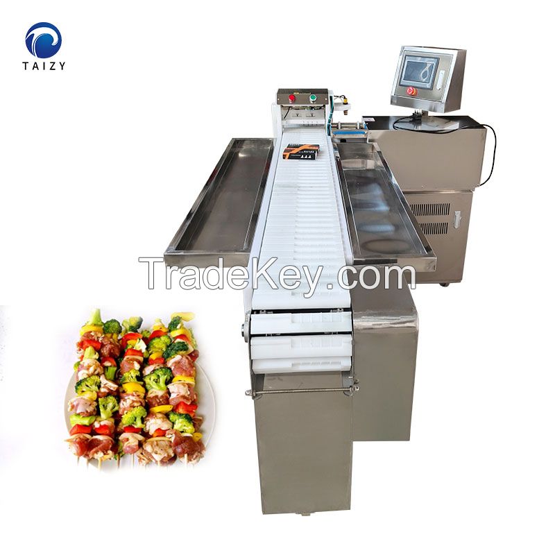 Automatic Meat Skewer Stringing Machine Kebab Skewer Machine