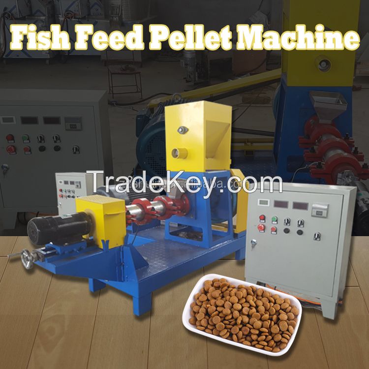 Hot sale pet chicken food floating fish feed pellet making machine