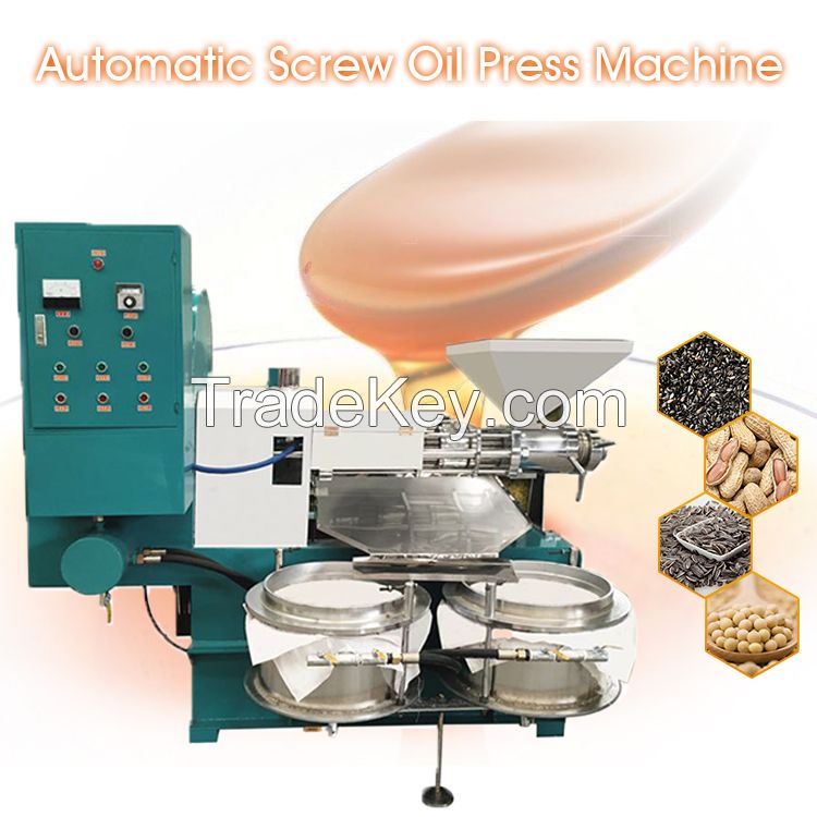 Cooking oil making sunflower oil presser sesame peanut soybean seeds oil press machine