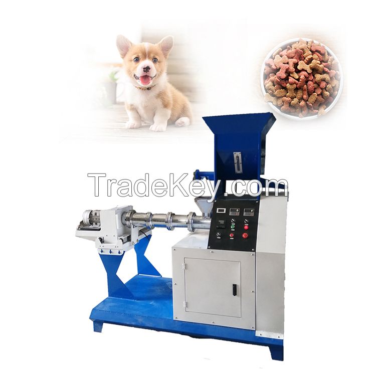 Feed extruder floating pet cat bird fish food pellet making machine 