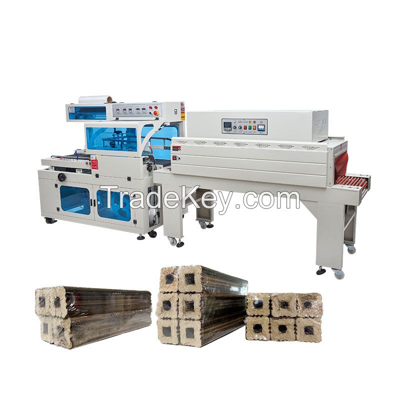 charcoal Film Heat Tunnel Shrink Packing Wrapping Machine 