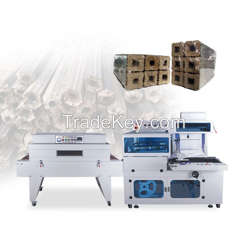 charcoal Film Heat Tunnel Shrink Packing Wrapping Machine