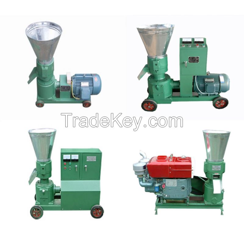 Small feed pellet mill animal fish poultry feed pellet manufacturing machine
