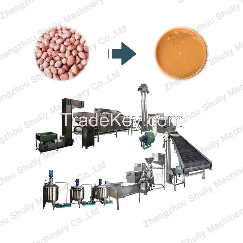 Full auto peanut butter making production line